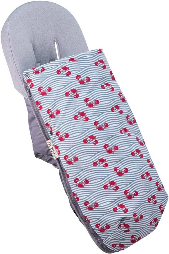 Universele Voetenzak - Kinderwagen Zak - Bescherming tegen kou - Hypoallergeen Katoen - 100 cm Lengte - Crabby van Universele