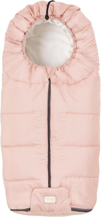 Universele Voetenzak - Kinderwagen zak - Warm en droog - Wind en regenbestendig - 100 cm - Pastelroze