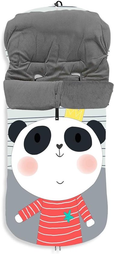 Universele Voetenzak Panda voor Kinderwagen en Buggy - Waterdicht en Warm van Universele