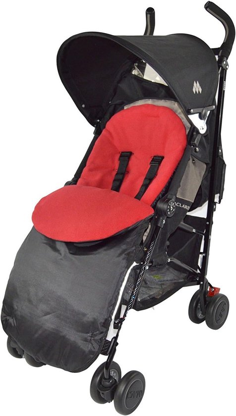 Universele Voetenzak Rood voor Kinderwagen en Buggy - Warm en Comfortabel Toebehoren van Merkloos