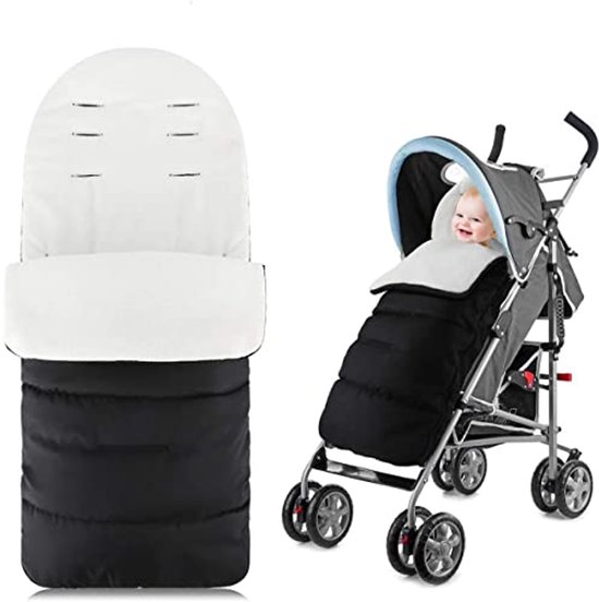 Universele voetenzak voor kinderwagen en buggy - Zacht, waterdicht en geschikt voor herfst / winter (0-3 jaar) van Merkloos