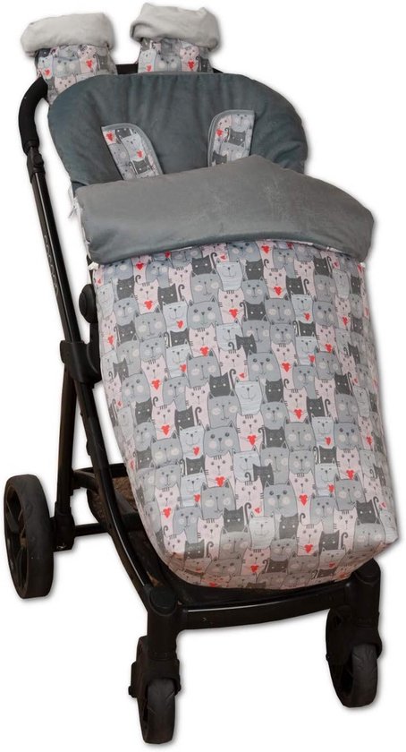 Universele Voetenzak voor Kinderwagen en Wandelwagen - Waterafstotend Fleece van Merkloos
