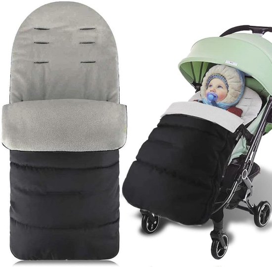 Universele Voetenzak voor Kinderwagen in de Winter - Zachte en Waterafstotende Babyvoetenzak van Merkloos