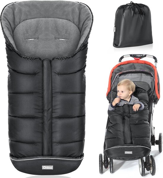 Universele Voetenzak voor Kinderwagen - Warm, Waterdicht en Winddicht - Fleece Gevoerd voor Baby's