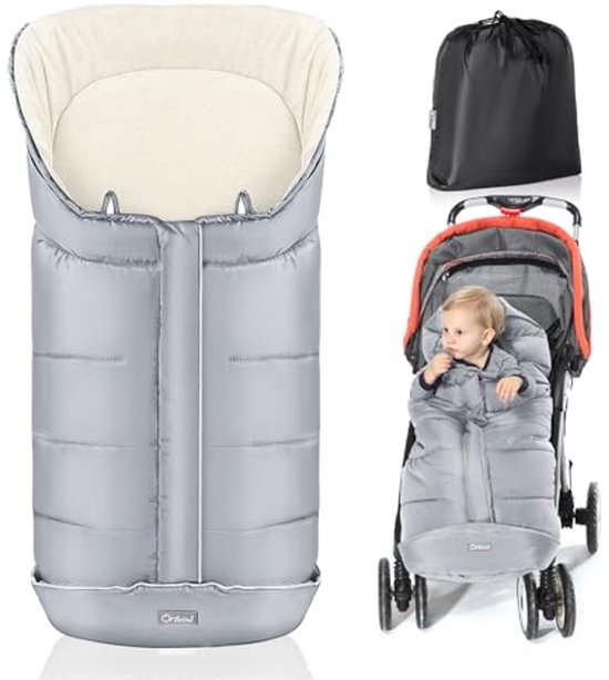 Universele Voetenzak voor Kinderwagen - Warme Wintervoetenzak voor Buggy en Wandelwagen van Merkloos