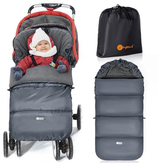 Universele Voetenzak voor Kinderwagen - Waterdicht, Warm en Duurzaam, Ideaal voor Winter van Universele