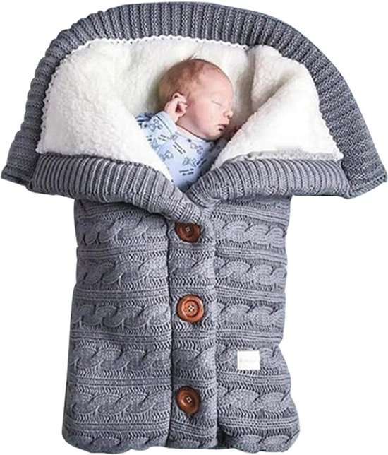 Universele Voetenzak voor Kinderwagens en Buggy's - Grijs - 68x40 cm van Universele