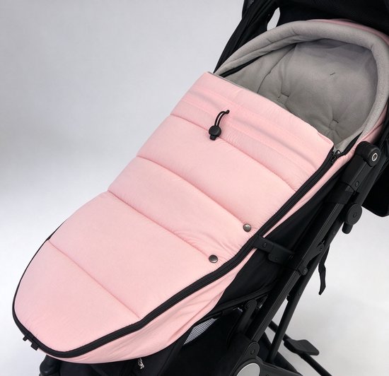 Universele voetenzak voor kinderwagens – Zachte, wind- en regenbestendige slaapzak – Warme hoes voor baby's voor de herfst/winter – Winddichte slaapzak voor pasgeborenen – Universele beschermhoes voor kinderwagens bij koud weer – grijs