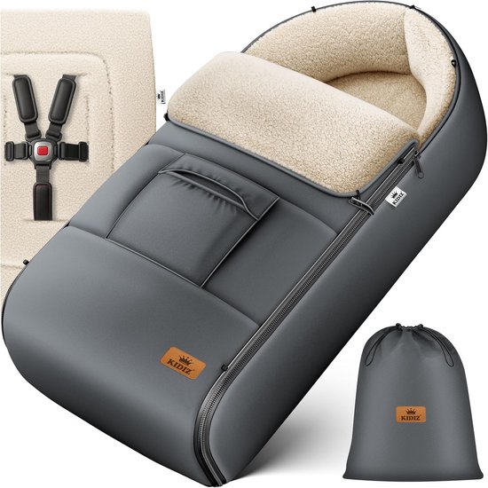 Universele Winter Voetenzak voor Kinderwagen en Autostoel - Warm en Waterafstotend van Universele