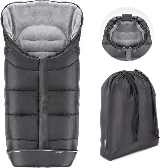 Universele Wintervoetenzak voor Kinderwagen en Buggy - Zachte Thermo Fleece, Water- en Vuilafstotend - Veilig en Comfortabel voor Peuters van Merkloos