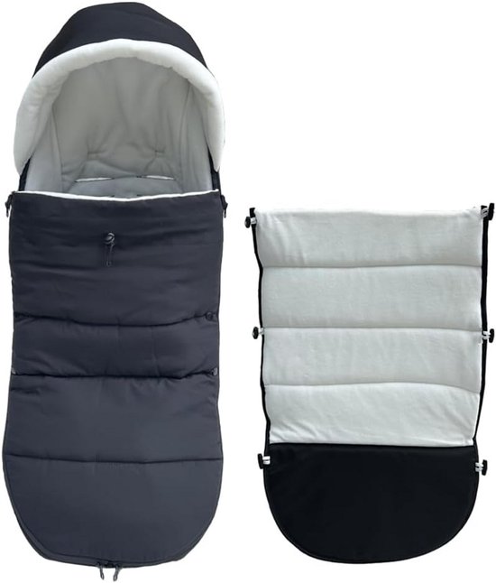 Universele Wintervoetenzak voor Kinderwagen - Warm, Waterafstotend & Zacht - Geschikt voor Babyzen YOYO en meer van Merkloos