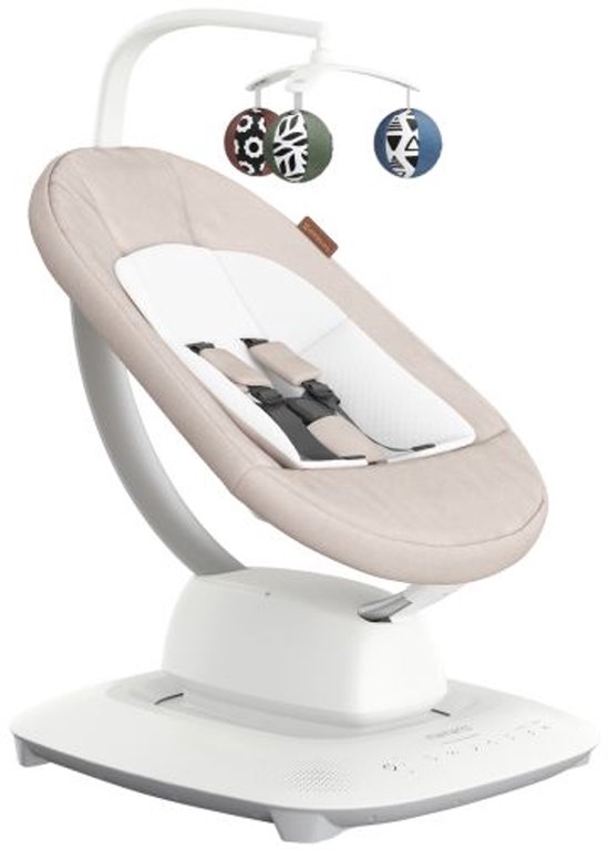 UPPAbaby Mamaroo - Smart Babyswing - Wipstoel - Charlie - Sand Mélange van Merkloos