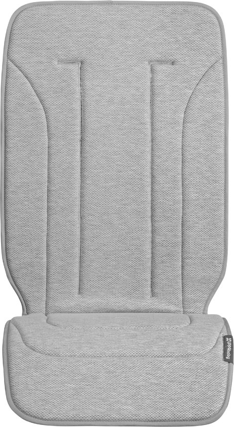 UPPAbaby Vista/Cruz Omkeerbare Beschermhoes - Grey Melange/Fleece Ecru van UPPAbaby