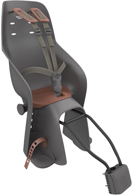 Urban Iki Achterzitje Fiets U-me Framebevestiging Bincho Black/Kuriiro Brown van Urban Iki