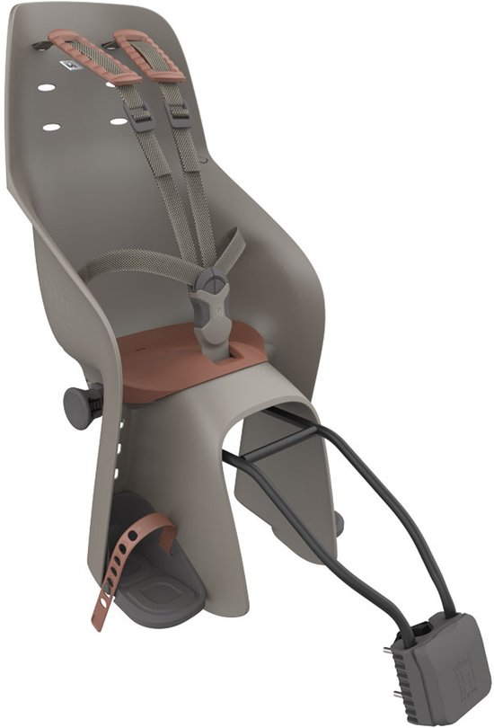 Urban Iki Achterzitje Fiets U-me Framebevestiging Suzume Grey/Kuriiro Brown van Urban Iki