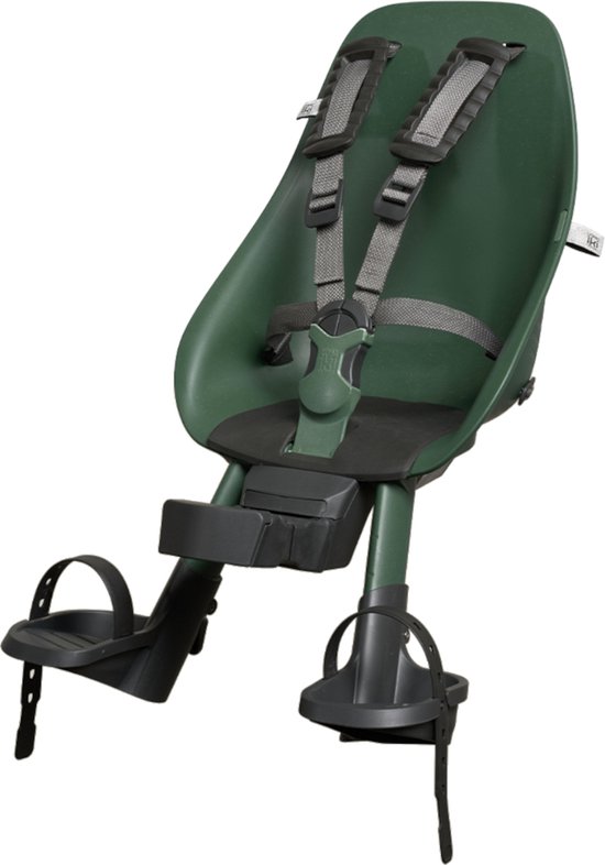 Urban Iki Bio Fietsstoeltje Voor - Mosu Green/Bincho Black van Urban Iki