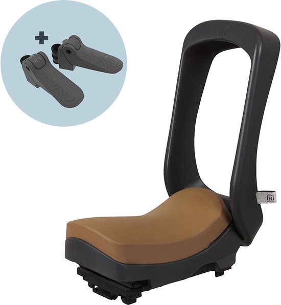 Urban Iki Junior Fietszitje - MIK HD - Bincho Black / Kurumi Brown van Urban Iki