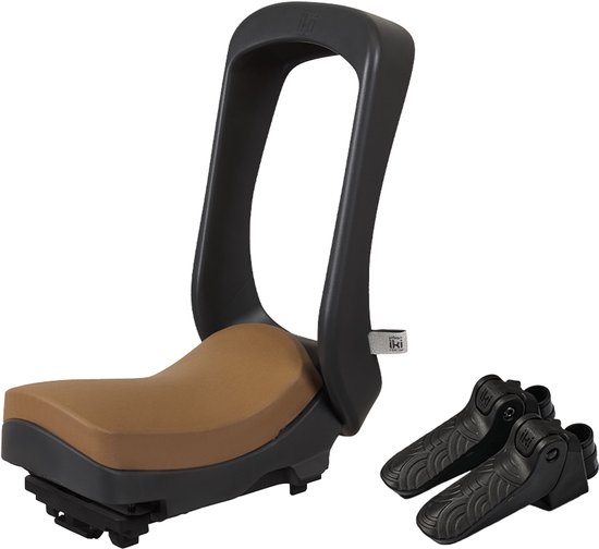 Urban Iki Junior fietszitje - MIK HD - Bincho Black/ Kurumi Brown
