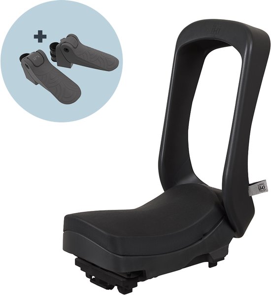 Urban Iki Junior Mik Hd Kinderfietszitje Zilver Max 35 kg Jongen van Urban Iki