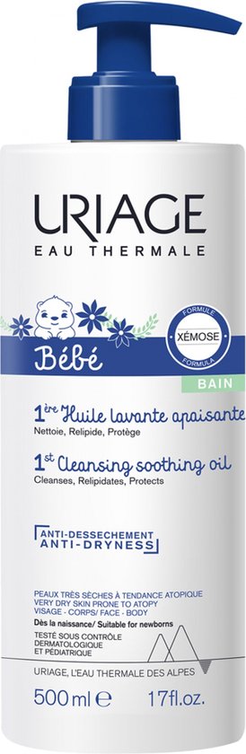 Uriage Bb 1ere Wasolie Kalmerend 500ml van Uriage
