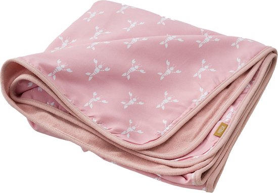 UV Poncho Lobster Cameo Rose one size van Molo