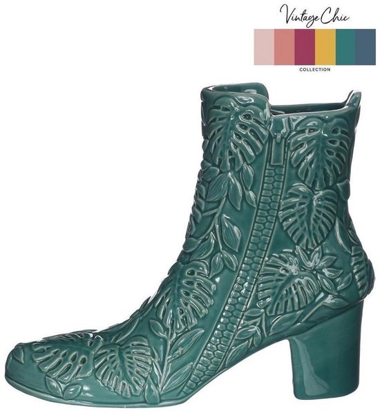 Vaas Bootie petrol Ø7x22x19cm.