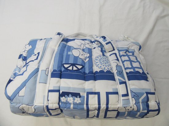 vaco , luiertas , wit / blauw , hond , met kussen van VACO