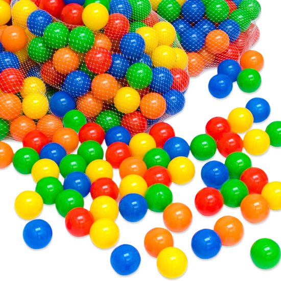 Vanaf dag Één: 50 Ballen voor Ballenbak - 5,5cm Plastic Baby Speelballen Kinder Speelgoed Ballen
