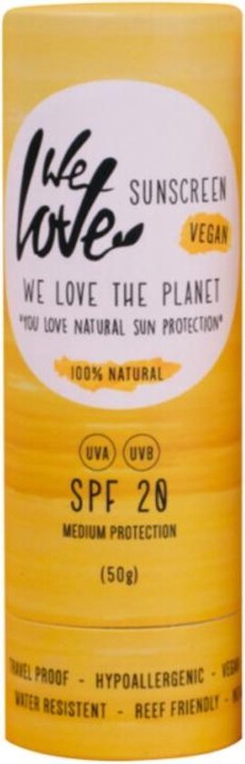 Vegan Zonnebrand Stick SPF20 van Merkloos