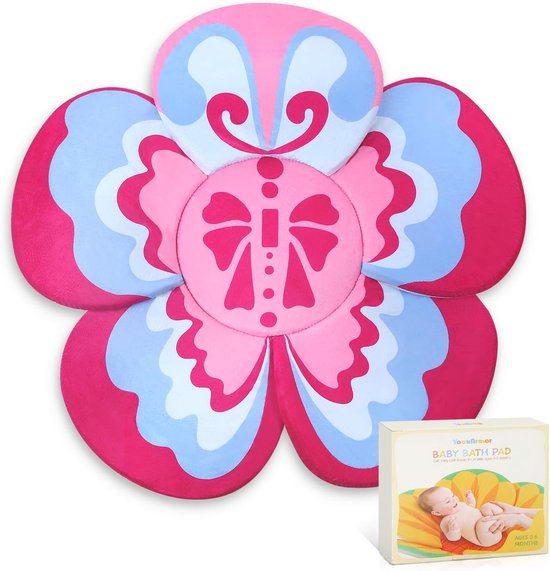 Veilige en Zachte Baby Badmat voor Waskom - Antislip Badkussen voor Pasgeborenen tot 6 Maanden