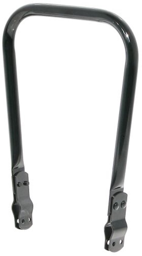 Velo Rugsteun Zwart voor Bagagedrager - Stalen Kinder Rugleuning - 15x28 cm - Inclusief Bevestigingsmateriaal - Niet Inklapbaar