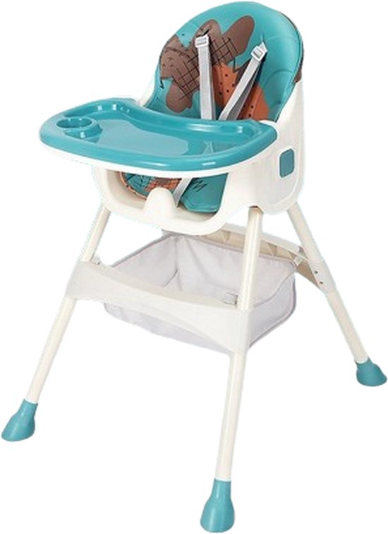 Velox Goods VL-509 Baby Stoel – Compacte, Verstelbare en Opvouwbare Kinderstoel met Veiligheidsgordel, Opbergmand en Speels Design – Geschikt voor Kinderen van 6 Maanden tot 4 Jaar van Velox