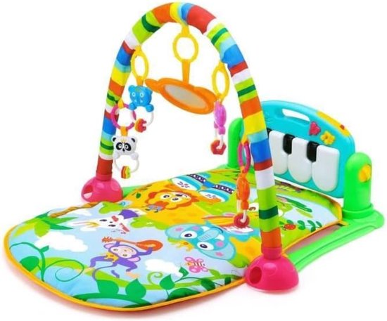 Velox Speelkleed baby met boog- Speelmat met boog - Activiteitenboog - Activiteitenboog voor baby's - Groen van Velox