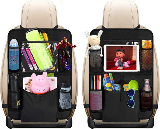 Venneweide - Luxe autostoel organizer - Auto Organizer met Tablethouder - Extra veel Opbergruimte - Geschikt voor baby en kinderen. Top Kwaliteit van Venneweide