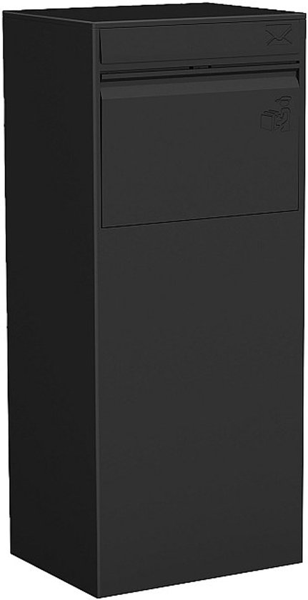 Vente-unique Brievenbus voor pakketten antracietgrijs - L45 x b35 x H105 cm - COLIBRI van COLIBRI