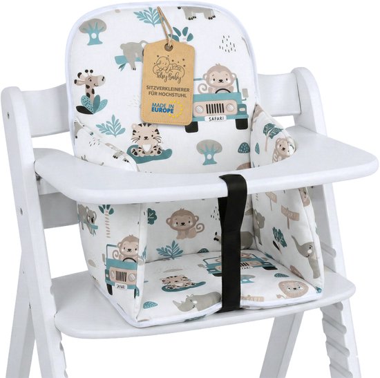 Verkleiningskussen Kinderstoel High Chair Seat Reducer - Universele Bekleding Hauck Stokke Babystoel Zitkussen Voedingstoel Cover Stoelopvulling Afrika