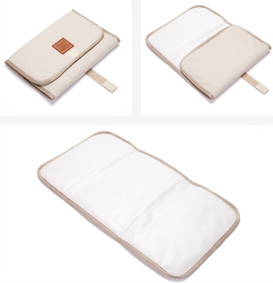 Verschoonmatje voor Onderweg - Verschoningsmatje Baby - Waterbestendig - Opvouwbaar - Clutch Verschoonmat van Merkloos