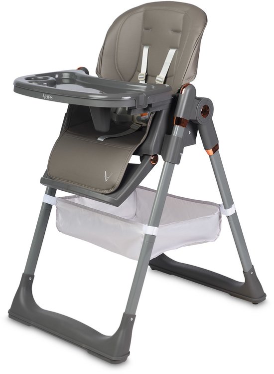 Verstelbare Baby & Kinder Eetstoel – Inklapbaar, Hoogwaardig & Comfortabel – Grey – Tot 15 kg van Viggo.