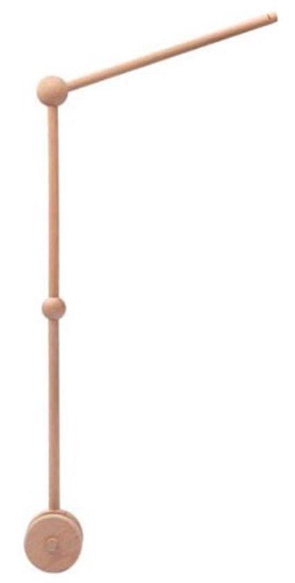 Verstelbare Baby Mobiel Houder van Hout – Houten Boxmobiel Arm voor Babymobiel & Muziekmobiel van Merkloos