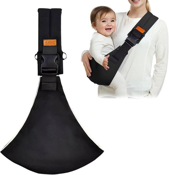Verstelbare babydrager – veilig en comfortabel - 3 draagposities - Zwart - Draagzak - Draagzak Baby - Draagdoek - Draagzakken - Verstelbaar - Draagzak Peuter - Draagdoek Baby - Babydrager