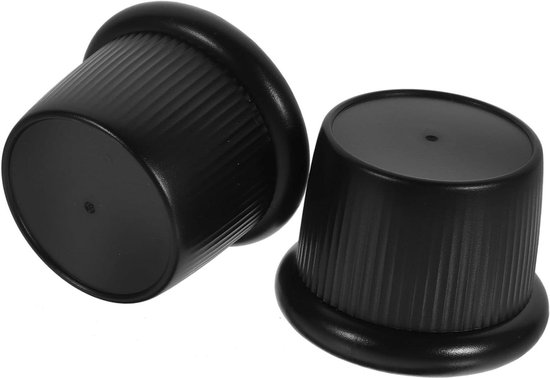 Verstelbare Meubelverhogers - Stoelpoten Verhogers - Meubels Verhogen - Zelfklevend Antislip - 6.3 cm - Zwart