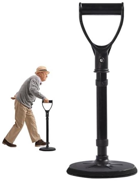 Verstelbare Stahulp voor Senioren en Gehandicapten - Ondersteuning bij Opstaan en Mobiliteit van Merkloos