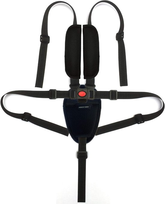 Verstelbare Veiligheidsgordel voor Kinderwagen, Kinderstoel en Buggy - 5- of 3-Punts Universeel Babygordel van Merkloos