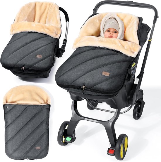 Verstelbare Voetenzak voor Baby Autostoel - Waterdichte Winter Kleding met Fleece