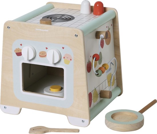 Vertbaudet Activiteitenkubus FSC¨ houten kitchenette van VER