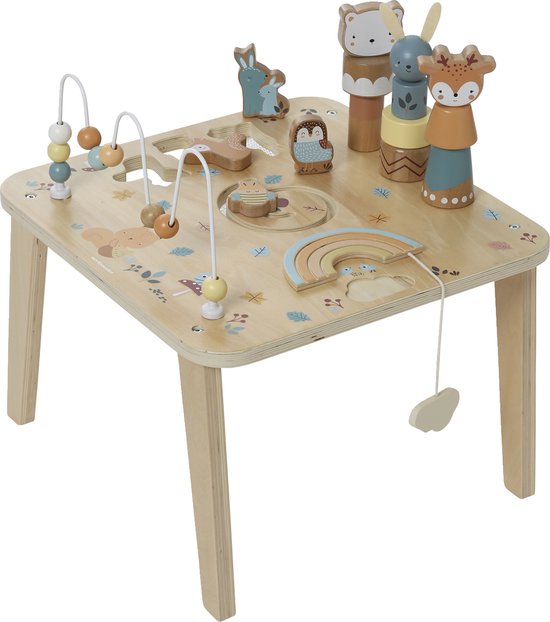 Vertbaudet Activiteitentafel Vrienden van het Bos gemaakt van FSC¨-hout van VER