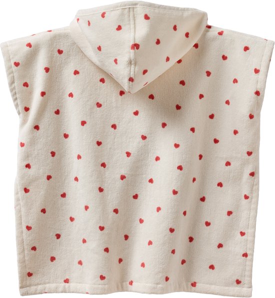 Vertbaudet Babyponcho van gerecycled katoen MON CÂ¼UR