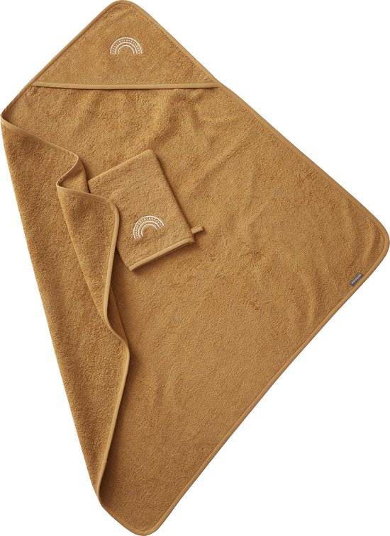 Vertbaudet Badcape + washand Oeko-Tex® van VER