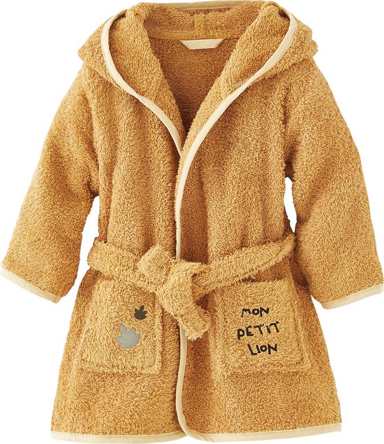 Vertbaudet badjas met leeuw voor baby van VER