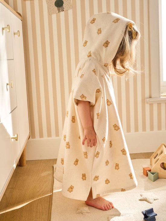 Vertbaudet Badponcho Petit Ours - baby - gerecycled katoen van Vertbaudet